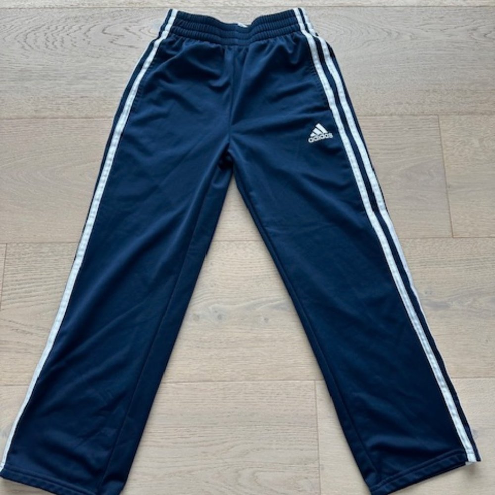 Adidas Straight Leg Track Pants Kids Size S(8)
